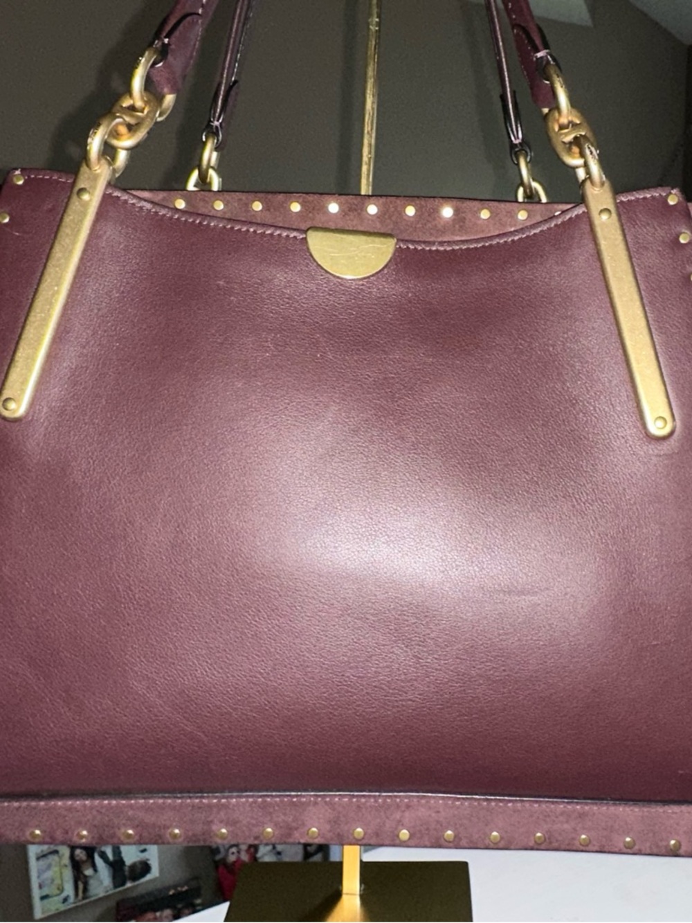 Coach Dreamer 36 with rivets in Oxblood - Picture 7 of 15